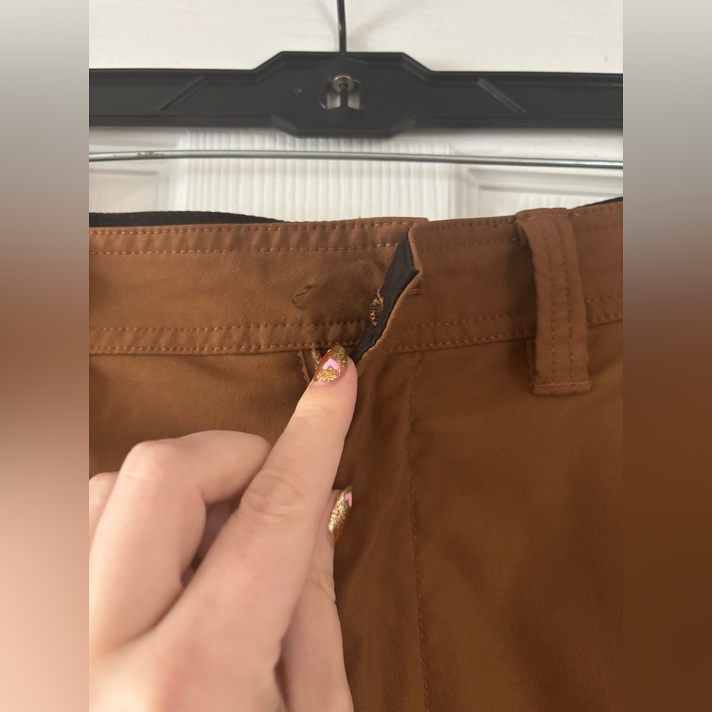 Prana Brown Flat Front Men's Shorts - Picture 2 of 5